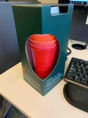 Starbucks reusable Christmas hot cups tumbler 2019 6 pack 16oz - Sold on eBay Jan, 5th 2020 for $15.00