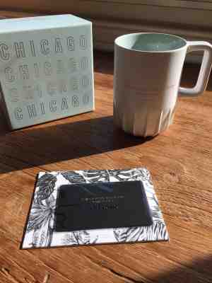 Starbucks Chicago Roastery Opening Launch Mug 2019 w/ Chicago Roastery gift card - Sold on eBay Jan, 5th 2020 for $55.00