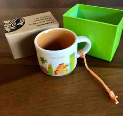 Starbucks Orlando Florida FL Ornament You Are Here 2oz Christmas Holiday Mug NEW - Sold on eBay Jan, 5th 2020 for $24.95