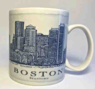 Starbucks Boston Massachusetts Beantown Skyline 2008 Architect Series Coffee Mug - Sold on eBay Jan, 5th 2020 for $16.95