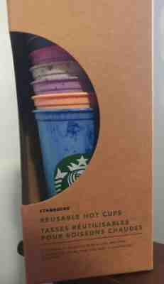 Starbucks Marble Reusable Hot Cups 6 Variety Colors Drink Cup New Hard To Find - Sold on eBay Jan, 5th 2020 for $18.00