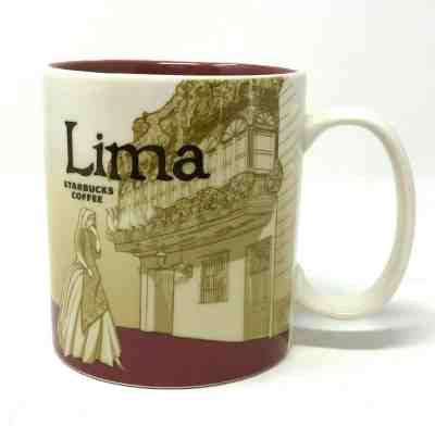 Starbucks 2017 16 oz Lima Peru Global Icon Collector Series Coffee Tea Mug - Sold on eBay Jan, 5th 2020 for $39.99