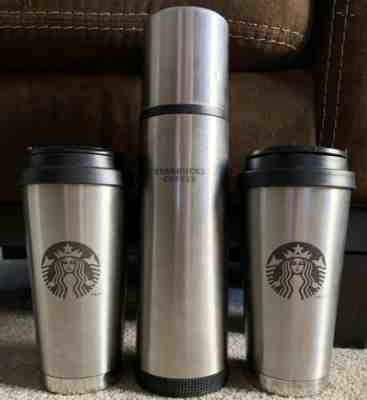 Starbucks Stainless Steel Tumbler/Thermos Set - Sold on eBay Jan, 5th 2020 for $30.00