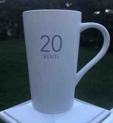 Starbucks Venti Coffee Mug White Tall 20 Ounces Matte Oversize Cup 2011 - Sold on eBay Jan, 5th 2020 for $24.99