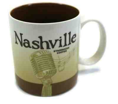 STARBUCKS COFFEE 2010 Collectors Series NASHVILLE TENNESSEE 16 Oz Mug Cup - Sold on eBay Jan, 5th 2020 for $19.99