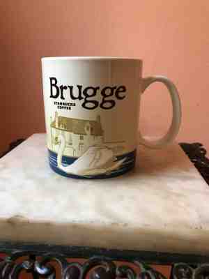 Starbucks Brugge Bruges Belgium Global Icon Collector Series Mug Coffee Cup 16oz