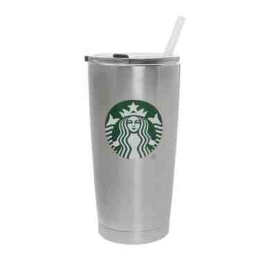 STARBUCKS 20oz Stainless Steel Vacuum Tumbler Silver, NEW - Sold on eBay Jan, 5th 2020 for $20.00