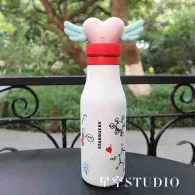 New China 2018 Starbucks 16oz Valentines Day Stainless Steel Water Bottle - Sold on eBay Jan, 5th 2020 for $49.99