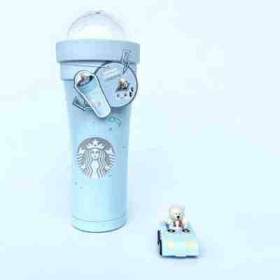 New China 2019 Starbucks Summer 17oz Pull Back Vehicle SS To Go Blue Tumbler - Sold on eBay Jan, 5th 2020 for $69.99