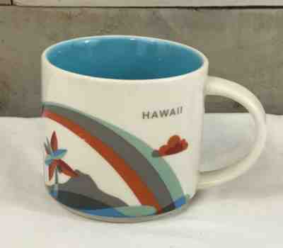 NEW Starbucks YAH HAWAII 2013 Mug 14 oz You Are Here - Sold on eBay Jan, 5th 2020 for $16.95
