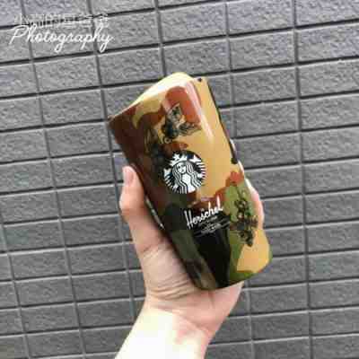 New Starbucks 2018 China 10oz Herschel Coffee Origin Double Wall Mug - Sold on eBay Jan, 5th 2020 for $20.99