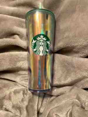starbucks iridescent Mermaid Scale Tumbler 24oz  - Sold on eBay Jan, 5th 2020 for $26.00