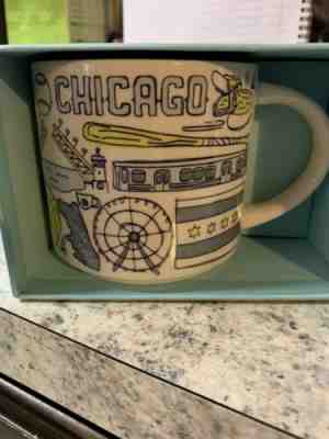 STARBUCKS BEEN THERE CHICAGO MUG NIB !  - Sold on eBay Jan, 5th 2020 for $18.00