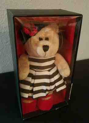 Starbucks Alice Olivia Holiday Fashion Bearista Bear 2013 Plush 9" with Box - Sold on eBay Jan, 5th 2020 for $21.94