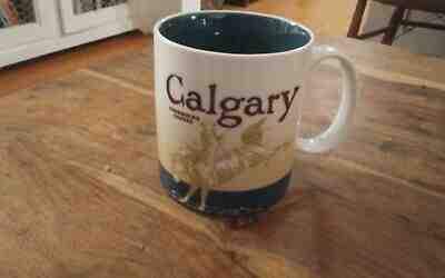 Rare Starbucks 16 oz mug Calgary Alberta Canada 2009 Collector Series  - Sold on eBay Jan, 4th 2020 for $75.00