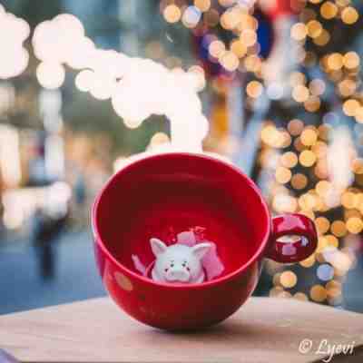 New China 2019 Starbucks Chinese New Year Pig Pay A New Year Call 12oz Mug - Sold on eBay Jan, 4th 2020 for $59.99