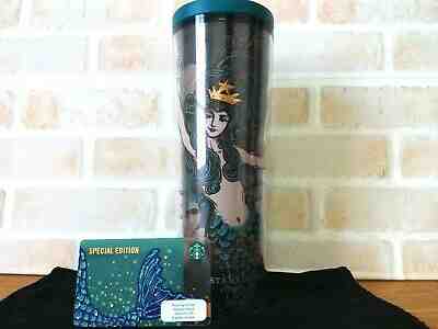 Starbucks Tumbler Siren Green Mermaid Gold  Anniversary 2019 16 oz Thailand Card - Sold on eBay Jan, 4th 2020 for $38.00