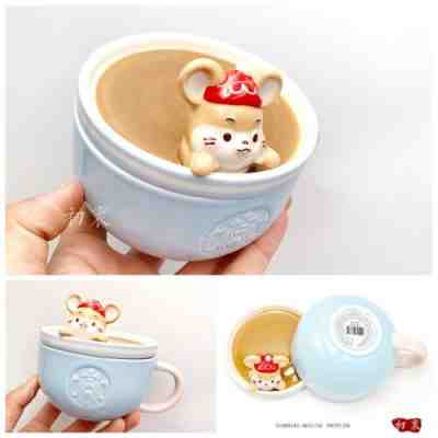 New Starbucks 2020 China Chinese New Year Of Rat 12oz Rat Enjoy Coffee Mug - Sold on eBay Jan, 4th 2020 for $28.99