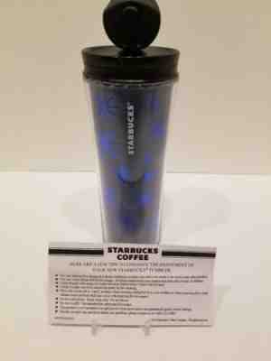 Starbucks 2011 Travel Tumbler Mug 12 oz Holiday Metallic Star Snowflakes  - Sold on eBay Jan, 4th 2020 for $19.40