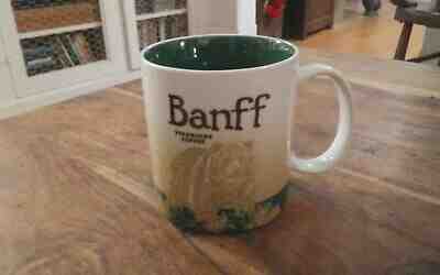 Rare Starbucks 16 oz mug Banff Alberta Canada 2010 Collector Series  - Sold on eBay Jan, 4th 2020 for $40.00