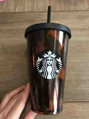 New Starbucks 16 oz Grande Tortoise Shell Acrylic Cold Cup Tumbler Rare. - Sold on eBay Jan, 4th 2020 for $20.00