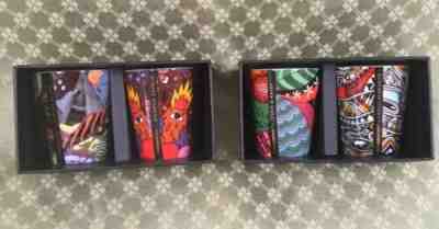 Starbucks Coffee Stories Demi Cups Artist Designed  ~ Lot of 4 Cups ~ New 2018 - Sold on eBay Jan, 4th 2020 for $29.75