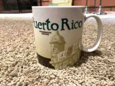 Starbucks 2009 16oz Puerto Rico Global Icon Collector Ceramic Coffee Tea Mug - Sold on eBay Jan, 4th 2020 for $22.99