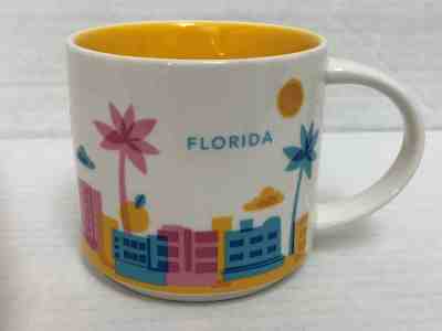Starbucks Florida You Are Here Collection Series 14 oz Coffee Mug Cup - Sold on eBay Jan, 4th 2020 for $16.99