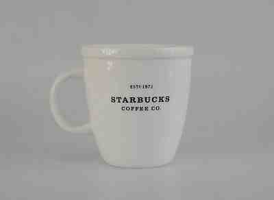 Starbucks Estd 1971 Large Mug White 2001 Barista Coffee Cup Mug - Sold on eBay Jan, 4th 2020 for $19.95