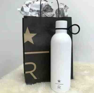 Starbucks 2019 SS Reserve Tumbler Stainless Steel Water Bottle Metal White 20oz - Sold on eBay Jan, 4th 2020 for $59.10