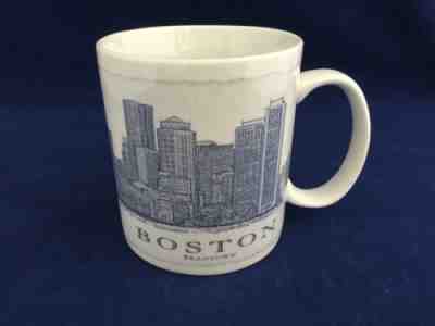 2011 STARBUCKS Boston Beantown Skyline Blue Coffee Mug / Tea Cup - FREE SHIP! - Sold on eBay Jan, 4th 2020 for $19.99