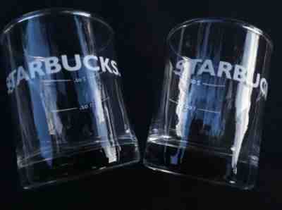 Starbucks Espresso Shot Glass Clear Glass 1 oz and 2 oz Marked (lot of 2) - Sold on eBay Jan, 4th 2020 for $19.25