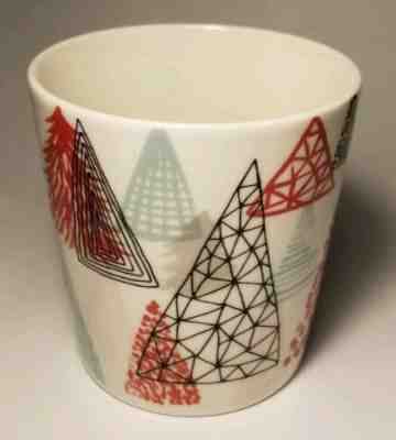 Starbucks Christmas Holiday Tree Coffee Mug Cup 18oz Large White  - Sold on eBay Jan, 4th 2020 for $15.95