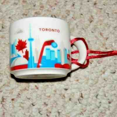 STARBUCKS CHRISTMAS TREE ORNAMENT TORONTO CANADA YOU ARE HERE COLLECTIBLE NEW  - Sold on eBay Jan, 4th 2020 for $19.99