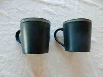 2 Starbucks Black with Blue / Green Strip 2009 Coffee Tea Cup Mug 16 oz FREE SH - Sold on eBay Jan, 4th 2020 for $39.95