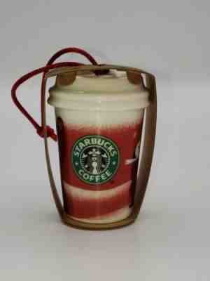 Starbucks Christmas Ornaments Red Ceramic  Carolers 2010 - Sold on eBay Jan, 4th 2020 for $15.99