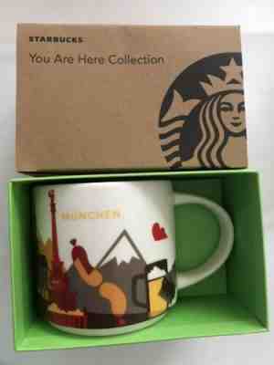 Starbucks Coffee 14oz mug Munich München Germany YAH You Are Here Tear In Box - Sold on eBay Jan, 4th 2020 for $24.95