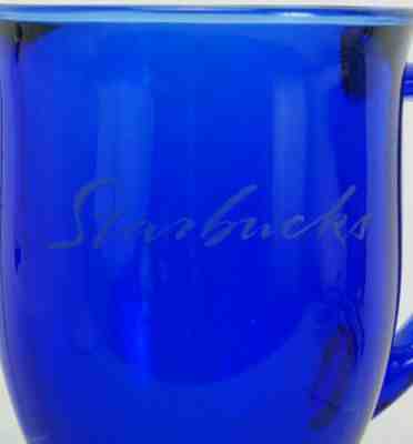 Starbucks Glass Cobalt Blue Coffee Mug - Sold on eBay Jan, 4th 2020 for $23.00