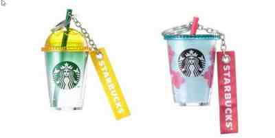 2018 STARBUCKS KOREA SUMMER KEYCHAINS *PINEAPPLE & HIBISCUS* BRAND NEW - Sold on eBay Jan, 4th 2020 for $26.00
