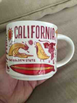 Starbucks Coffee Been There Series Mug CALIFORNIA Cup Redwoods Surf Grapes 14oz - Sold on eBay Jan, 4th 2020 for $15.95