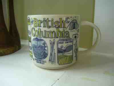 Starbucks 2018 Mug BRITISH COLUMBIA Been There Series Across The Globe Collectio - Sold on eBay Jan, 4th 2020 for $15.00