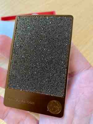 Starbucks 2015 Ltd Ed Swarovski Crystal Metal Gift Card - Sold on eBay Jan, 4th 2020 for $250.00