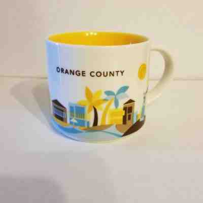 Starbucks You Are Here YAH Mug Orange County USA 14 oz Coffee Cup 2015 - Sold on eBay Jan, 4th 2020 for $15.00