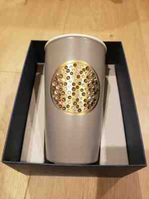 NEW IN BOX STARBUCKS 2015 ANNIVERSARY SWAROVSKI DOUBLE WALL TUMBLER - Sold on eBay Jan, 4th 2020 for $129.95