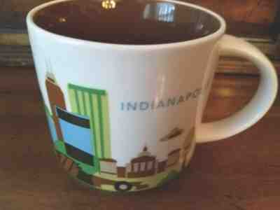 STARBUCKS "You Are Here" Collection / INDIANAPOLIS / RETIRED / City Mug - Mint - Sold on eBay Jan, 4th 2020 for $20.90