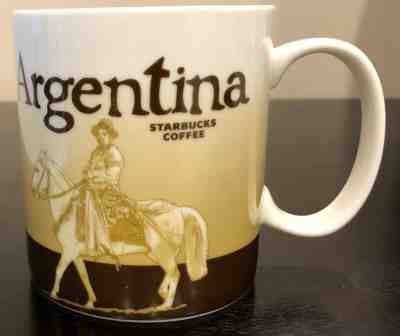 Starbucks Argentina 2011 Coffee Cup Mug Global Icon Collector Series - Sold on eBay Jan, 4th 2020 for $37.05