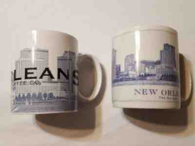 2 Starbucks Barista 2002, 2007 New Orleans The Big Easy Coffee Mugs Skyline 18oz - Sold on eBay Jan, 4th 2020 for $29.50