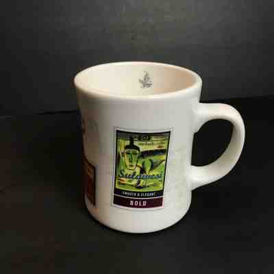 2003 Starbucks Barista Air Mail Stamps Coffee Mug;  - Sold on eBay Jan, 4th 2020 for $19.99