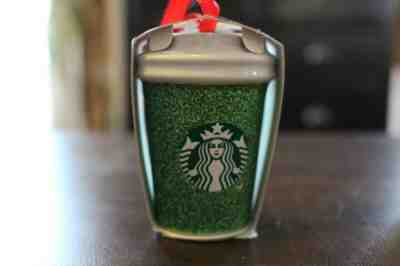 Starbucks Holiday 2019 Green Glitter Cup Ornament NEW - Sold on eBay Jan, 4th 2020 for $15.00