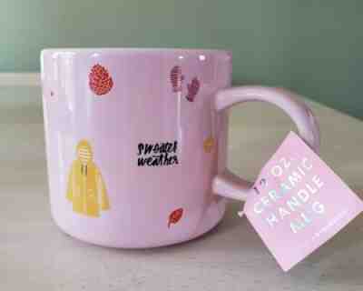 Starbuck's bando Sweater WEATHER Pink Ceramic Mug 2018 new with tags! - Sold on eBay Jan, 4th 2020 for $17.99